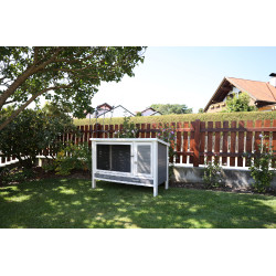 Galinheiro de plástico ECO Samy Kerbl Hobbyfarming Branco / cinza Galinheiro de plástico ECO Samy Kerbl Hobbyfarming Branco / cinza