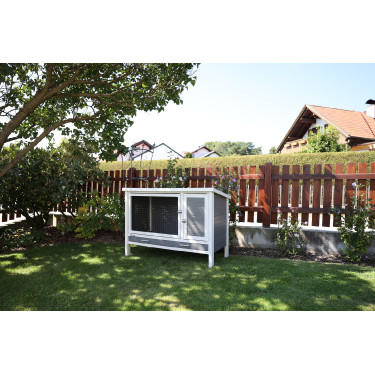 Galinheiro de plástico ECO Samy Kerbl Hobbyfarming Branco / cinza Galinheiro de plástico ECO Samy Kerbl Hobbyfarming Branco / cinza