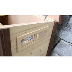 Galinheiro Thermo No Frost Kerbl Hobbyfarming Castanho / natural