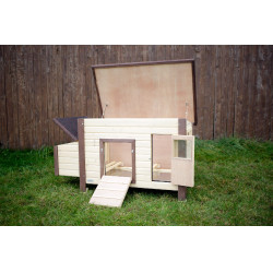 Galinheiro Thermo No Frost Kerbl Hobbyfarming Castanho / natural