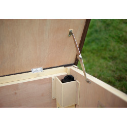 Galinheiro Thermo No Frost Kerbl Hobbyfarming Castanho / natural