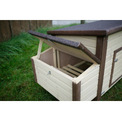 Galinheiro Thermo No Frost Kerbl Hobbyfarming Castanho / natural