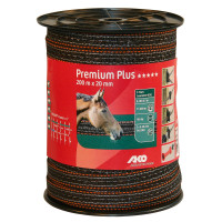 Fita de cerca Premium Plus AKO Marrom / laranja Castanho