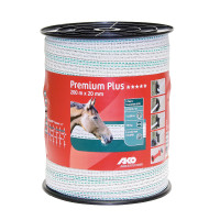 Fita de cerca Premium Plus AKO Branco / verde