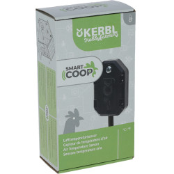 Sensor de temperatura do ar SmartCoop Kerbl Hobbyfarming Preto