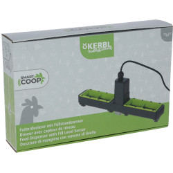 Dosador SmartCoop com sensor de nível Kerbl Hobbyfarming Verde