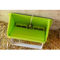 Dosador SmartCoop com sensor de nível Kerbl Hobbyfarming Verde
