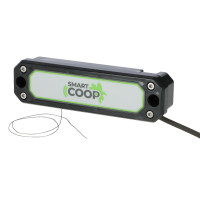 Mecanismo de abertura SmartCoop para porta de galinheiro Kerbl Hobbyfarming Preto