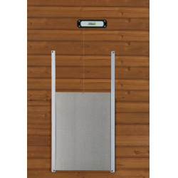 Mecanismo de abertura SmartCoop para porta de galinheiro Kerbl Hobbyfarming Preto