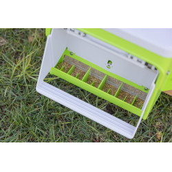 Alimentador com dispositivo anti-pragas Kerbl Hobbyfarming Verde / cinza claro Alimentador com dispositivo anti-pragas Kerbl Hobbyfarming Verde / cinza claro