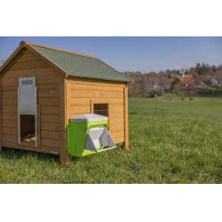 Alimentador com dispositivo anti-pragas Kerbl Hobbyfarming Verde / cinza claro Alimentador com dispositivo anti-pragas Kerbl Hobbyfarming Verde / cinza claro