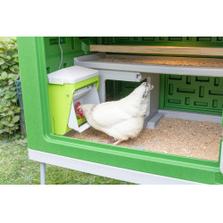 Alimentador com dispositivo anti-pragas Kerbl Hobbyfarming Verde / cinza claro Alimentador com dispositivo anti-pragas Kerbl Hobbyfarming Verde / cinza claro