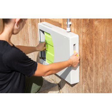 Porta de galinheiro SmartCoop Kerbl Hobbyfarming Cinzento Porta de galinheiro SmartCoop Kerbl Hobbyfarming Cinzento