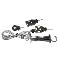 Sistema de fecho de porta Eco AKO Branco / preto