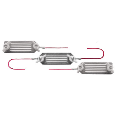 Conector triplo para cordão/faixa AKO