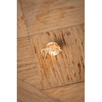 Pin Pénélope Abbie Dourado Ouro