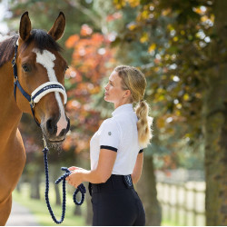 Polo técnico Horze Taylor feminino Branco