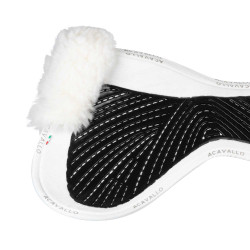 Amortecedor com memória de forma com elevação frontal e traseira Acavallo Branco / branco Amortecedor com memória de forma com elevação frontal e traseira Acavallo Branco / branco