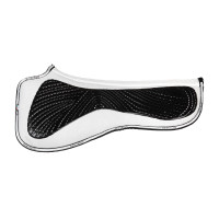 Amortecedor MF DS SW-3DS em camurça com grip em gel plano Acavallo Branco