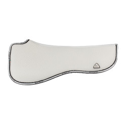 Amortecedor MF DS SW-3DS com espaçador 3D e microfibra polar plana Acavallo Branco