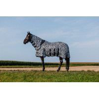 Camisa Riding World Belly Mesh Combo Preto / branco padrão zebra Motivos