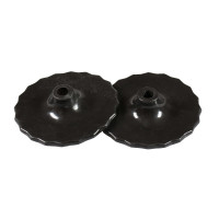 Arruelas de mordedor macias Horze Preto