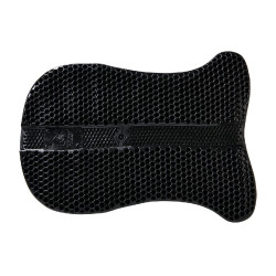 Amortecedor em gel hexagonal Acavallo Preto Amortecedor em gel hexagonal Acavallo Preto