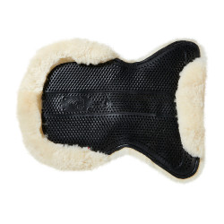 Amortecedor misto Close Contact Acavallo Classic com lã integral Preto / natural