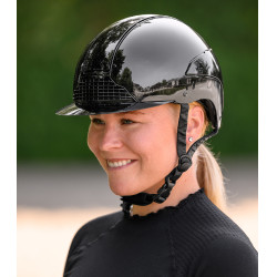 Capacete de equitação Swing H24 glossy Preto brilhante