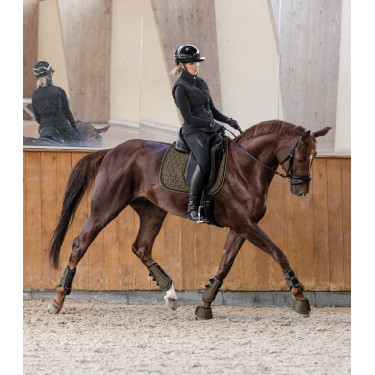 Guetres de dressage Waldhausen Comfort Fit Castanho verde