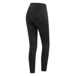 Legging de equitação térmico ELT Rica em lã polar felpuda infantil Preto