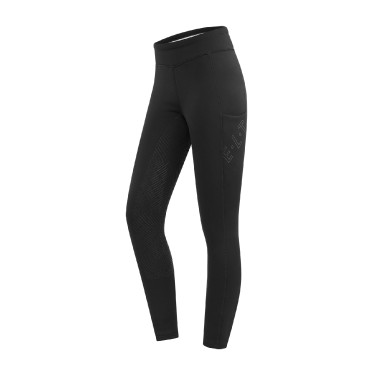 Legging de equitação térmico ELT Rica em fleece bouclé feminino Preto Legging de equitação térmico ELT Rica em fleece bouclé feminino Preto