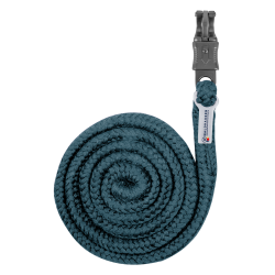 Longe de atar Plus Waldhausen com mosquetão antipânico e ferragens escuras Azul petróleo