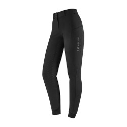 Calças de equitação aquecidas ELT Comfort Heart para mulher Preto Calças de equitação aquecidas ELT Comfort Heart para mulher Preto