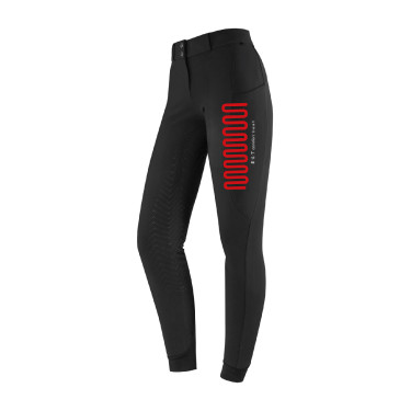 Calças de equitação aquecidas ELT Comfort Heart para mulher Preto Calças de equitação aquecidas ELT Comfort Heart para mulher Preto