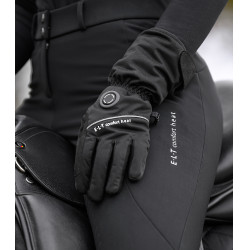 Calças de equitação aquecidas ELT Comfort Heart para mulher Preto Calças de equitação aquecidas ELT Comfort Heart para mulher Preto