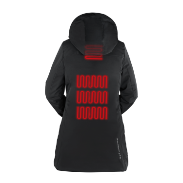 Parka aquecida ELT Comfort Heart Preto Parka aquecida ELT Comfort Heart Preto