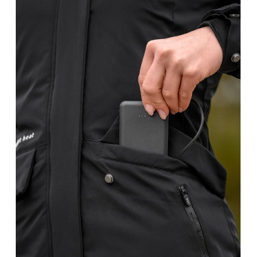 Parka aquecida ELT Comfort Heart Preto Parka aquecida ELT Comfort Heart Preto