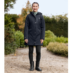 Parka técnica de equitação ELT Ava infantil Azul profundo