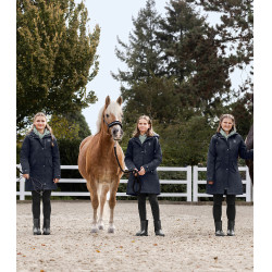 Parka técnica de equitação ELT Ava infantil Azul profundo