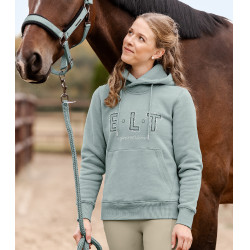 Sweat com capuz ELT Rio para mulher Azul prateado