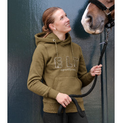 Sweat com capuz ELT Rio para mulher Verde cáqui