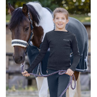 Camiseta ELT de manga comprida Lucky Merle infantil Azul profundo Camiseta ELT de manga comprida Lucky Merle infantil Azul profundo