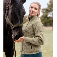 Casaco polar ELT Riverside para mulher Cinzento-bege Casaco polar ELT Riverside para mulher Cinzento-bege