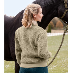 Casaco polar ELT Riverside para mulher Cinzento-bege