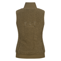 Colete de lã polar ELT sem mangas Rotterdam feminino Cinzento-bege
