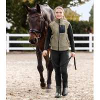 Colete sem mangas ELT polar Teddy Alma infantil Cinzento-bege