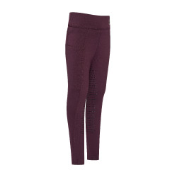 Legging de equitação Imperial Riding Tessy FullGrip KIDS Figue Violeta