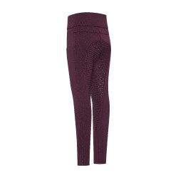Legging de equitação Imperial Riding Tessy FullGrip KIDS Figue Violeta