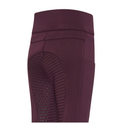 Legging de equitação Imperial Riding Tessy FullGrip KIDS Figue Violeta